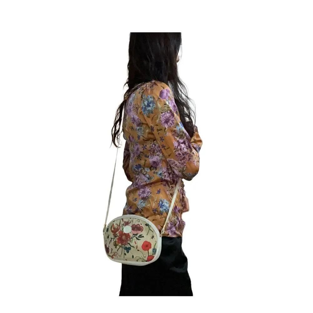 Gucci gorgeous floral shoulder crossbody bag - Picture 2 of 13
